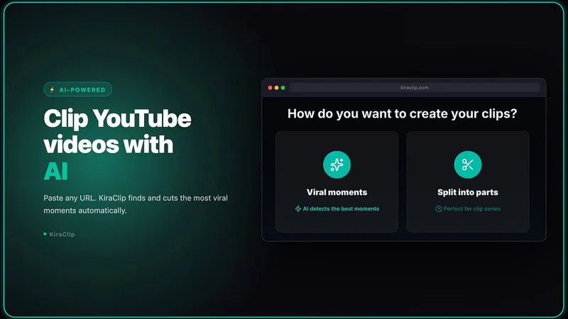 KiraClip — KiraClip - AI Video Clipper · screenshot 1 of 5