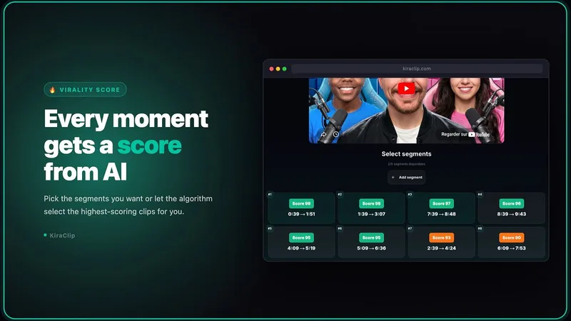 KiraClip — KiraClip - AI Video Clipper · screenshot 2 of 5