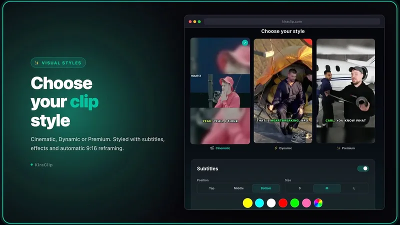 KiraClip — KiraClip - AI Video Clipper · screenshot 3 of 5