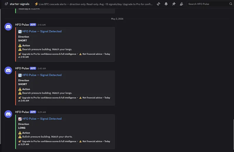 HFO Pulse — HFO Pulse — Starter · screenshot 3 of 4