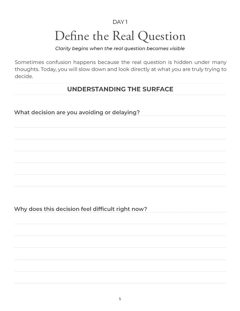 ASRIONA Life — Stop Stress & Overthinking Workbook · screenshot 4 of 4