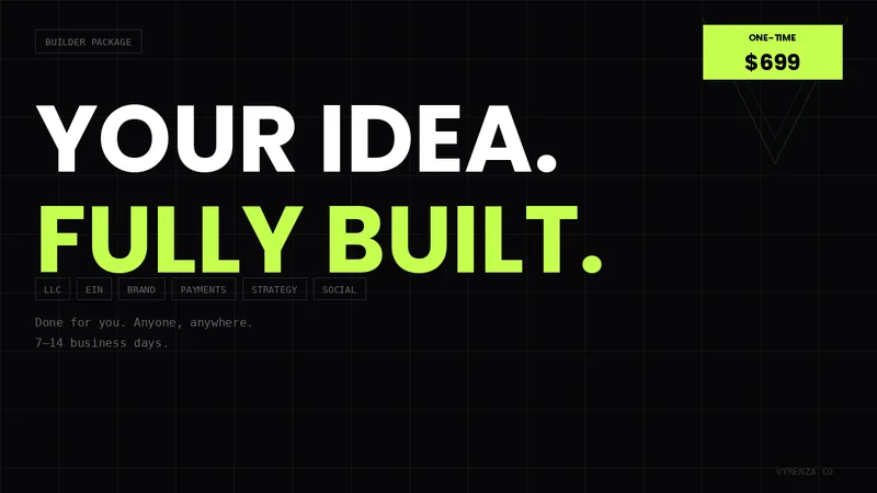 Vyrenza — Builder · screenshot 1 of 1