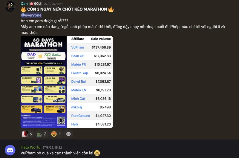 DAD - 10x với AI & Affiliate Global — Nâng cấp thành Viên Cá Mập 🦈 tại DAD · screenshot 1 of 6