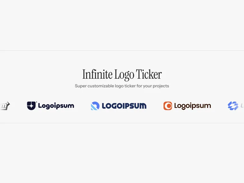 Harry Solaris — Infinite Framer Logo Ticker · screenshot 1 of 1