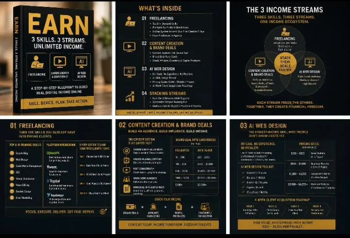 Elevate Hub — EARN: 5 Digital Income Streams You Can Start This Week · screenshot 1 of 1