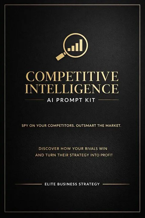The Prompt Academy — AI Competitive Intelligence Promptkit · screenshot 1 of 1