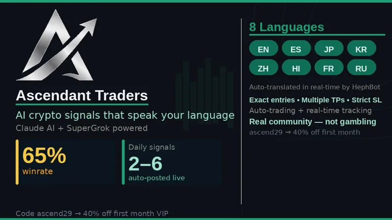 Ascendant Traders — Ascendant Traders - AI Crypto Signals that speak your Language! · screenshot 1 of 6