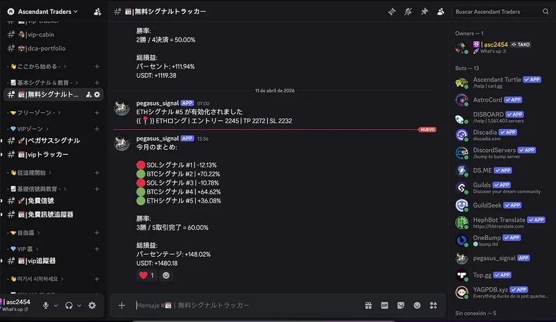 Ascendant Traders — Ascendant Traders - AI Crypto Signals that speak your Language! · screenshot 4 of 6