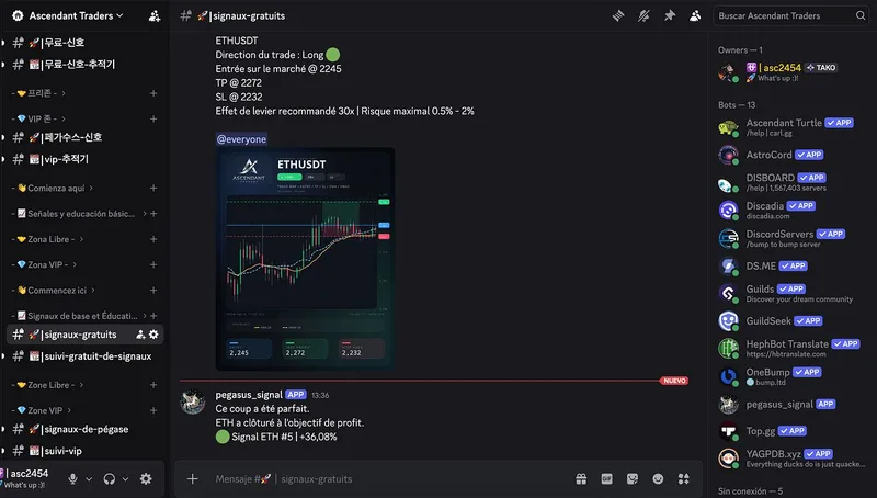 Ascendant Traders — Ascendant Traders - AI Crypto Signals that speak your Language! · screenshot 5 of 6