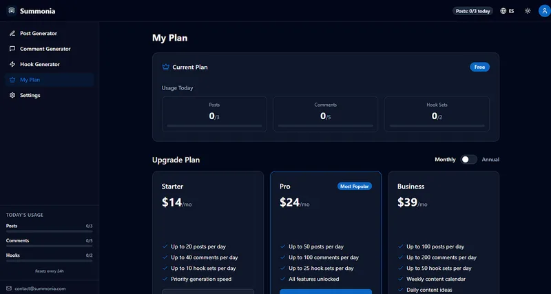 Summonia — Summonia Lifetime Deal - Tier 1 · screenshot 2 of 5