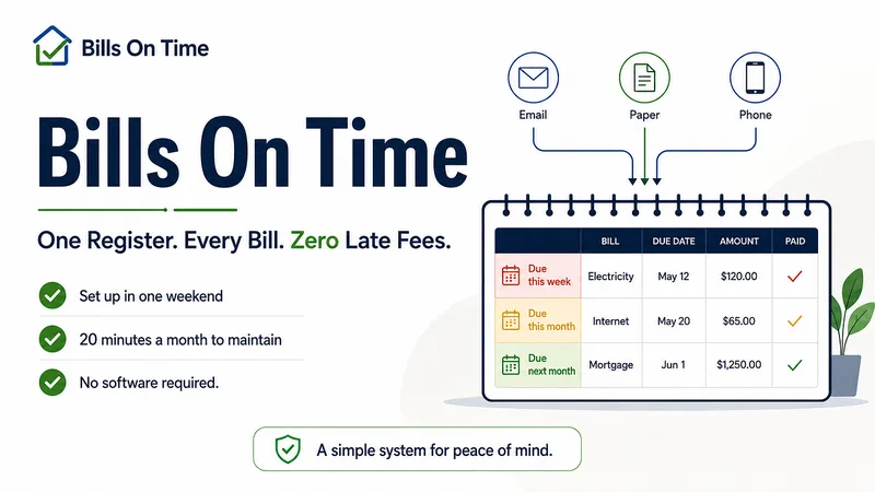 Bills On Time — Bill Due Date Rescue · screenshot 1 of 1