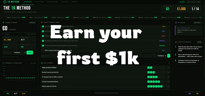 1kMethodPlanner — 1kMethodPlanner · screenshot 1 of 5