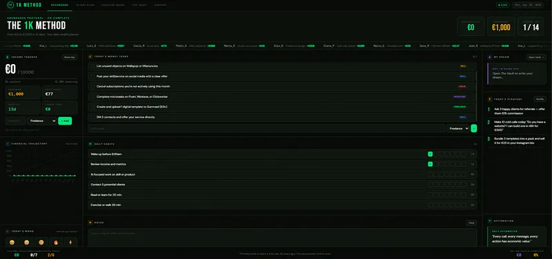 1kMethodPlanner — 1kMethodPlanner · screenshot 2 of 5
