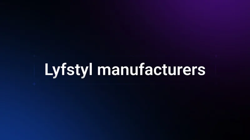 Lyfstyl manufacturers — Personality lyfstyl · screenshot 1 of 1