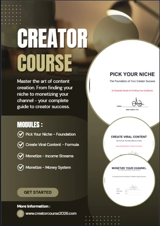 Creator Bootcamp — "The Complete Creator Bootcamp System - Course + Scripts + Analytics" · screenshot 5 of 5