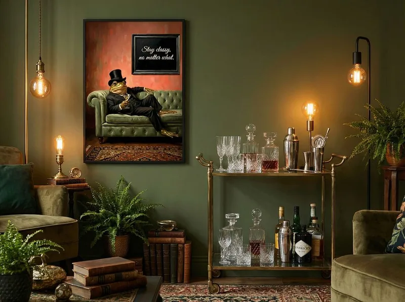 Wildly Dapper — Stay Classy Frog Printable Wall Art Bundle · screenshot 2 of 2