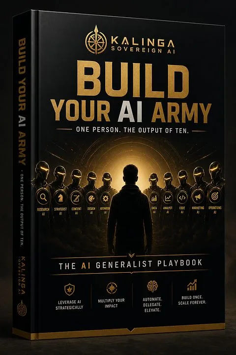 Kalinga Sovereign AI — Build Your AI Army - The AI Generalist Playbook · screenshot 1 of 1