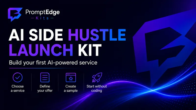 PromptEdge Kits — AI Side Hustle Launch Kit · screenshot 1 of 6