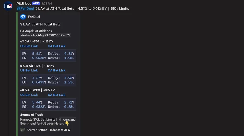 Sourced Betting — Bots · screenshot 4 of 5