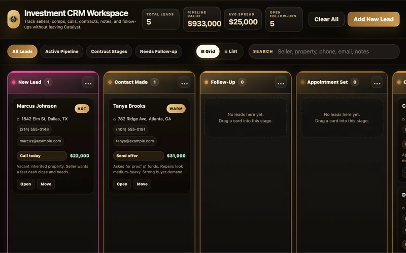 Catalyst Global Investments — Catalyst Command · screenshot 3 of 6