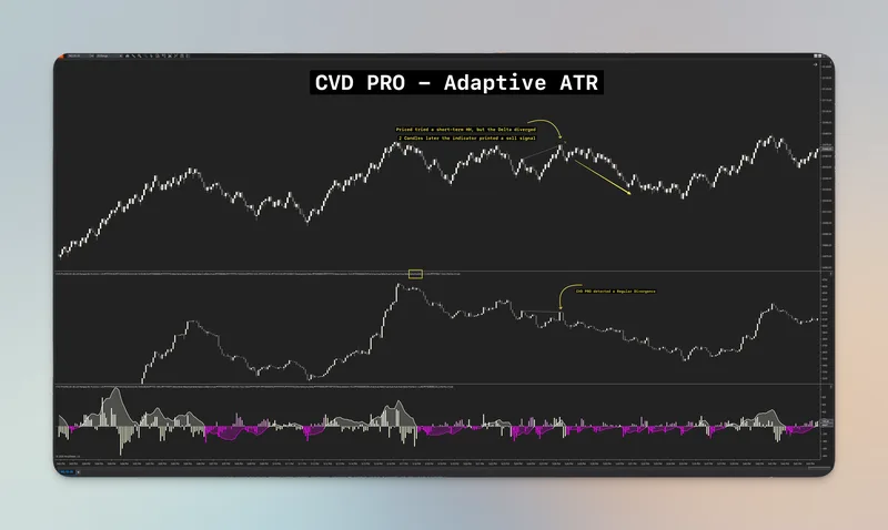 WickLabs — Cumulative Delta Divergence PRO - NT8 · screenshot 1 of 4