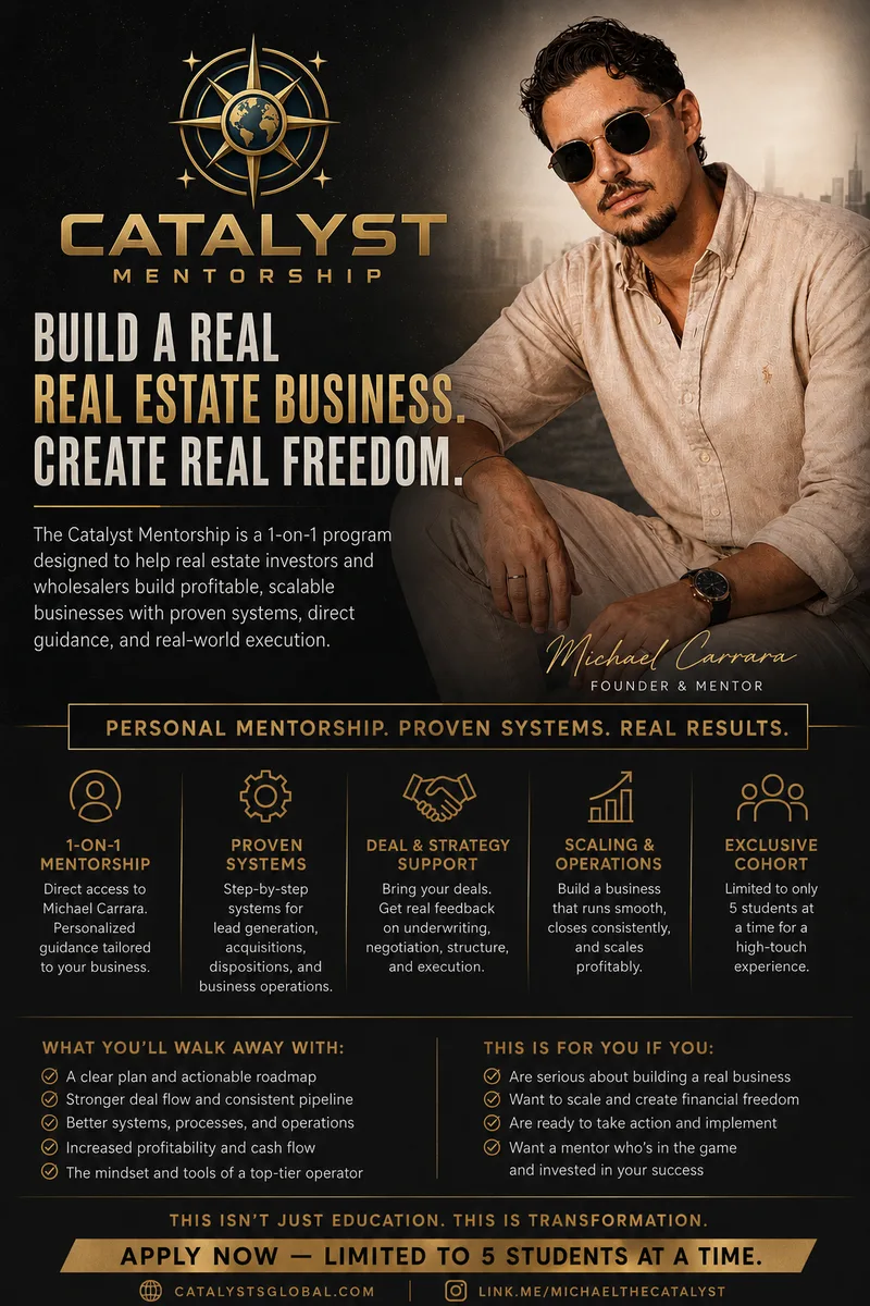 Catalyst Global Investments — Catalyst Operator Program · screenshot 1 of 1