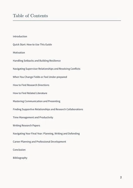 Academic Success — From Stuck to Steady – A PhD Guide · screenshot 2 of 5