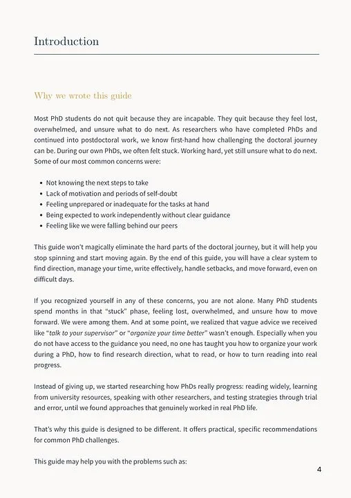 Academic Success — From Stuck to Steady – A PhD Guide · screenshot 4 of 5