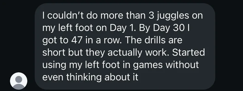WEAK FOOT PROGRAM — 30 Day Weak Foot Program · screenshot 2 of 5