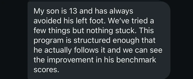 WEAK FOOT PROGRAM — 30 Day Weak Foot Program · screenshot 5 of 5