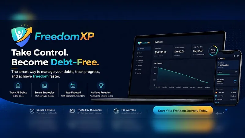 FreedomXP — FreedomXP - Debt Tracker (App) · screenshot 1 of 1