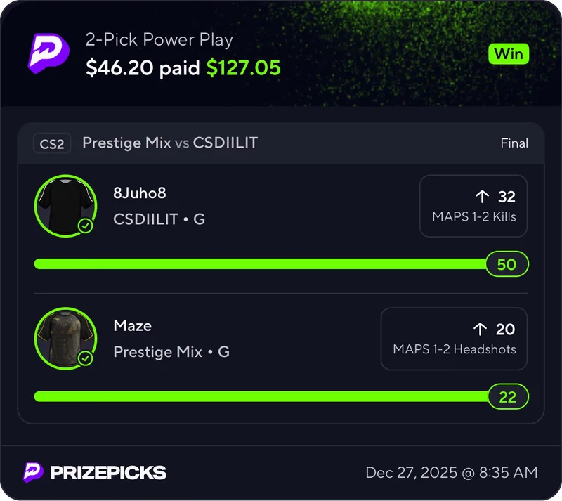 Cloudy Parlay eSports + Sports — DFS Jess CS2 Package · screenshot 2 of 6