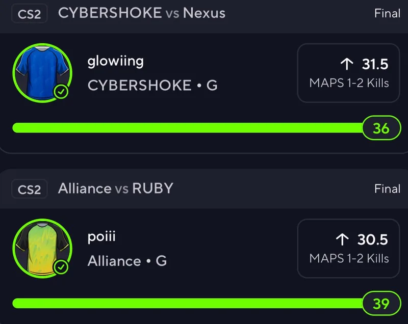 Cloudy Parlay eSports + Sports — DFS Jess CS2 Package · screenshot 4 of 6