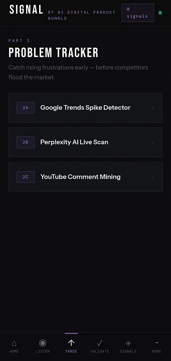 SIGNAL — SIGNAL — Real-Time Demand Intelligence · screenshot 4 of 6
