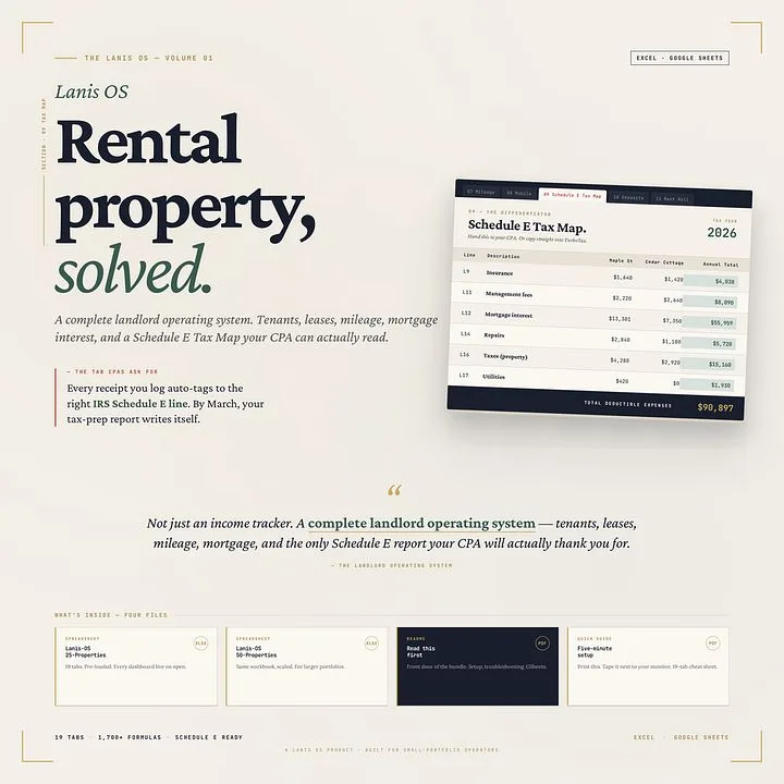 LanisDigitalVintage — The Landlord Operating System · screenshot 1 of 1