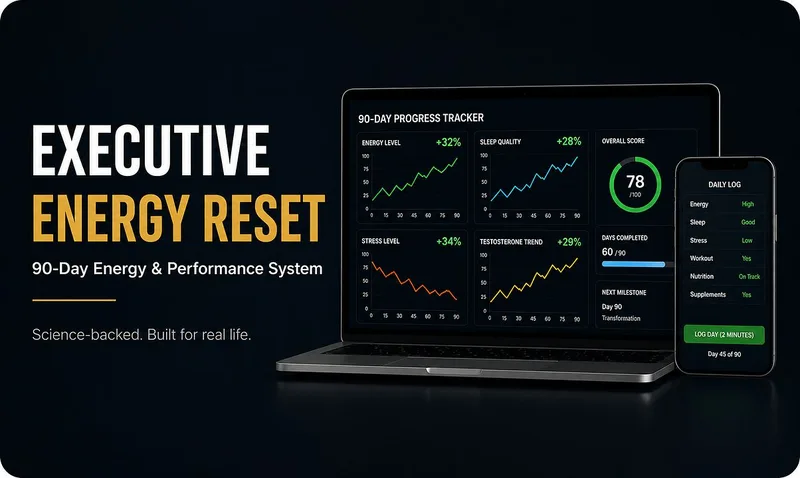 The Executive Energy Reset — The Executive Energy Reset: 90-Day Bundle (Ebook + Progress Tracker) · screenshot 1 of 5
