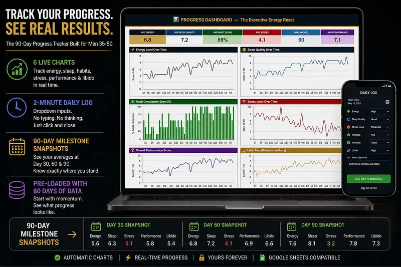 The Executive Energy Reset — The Executive Energy Reset: 90-Day Bundle (Ebook + Progress Tracker) · screenshot 3 of 5