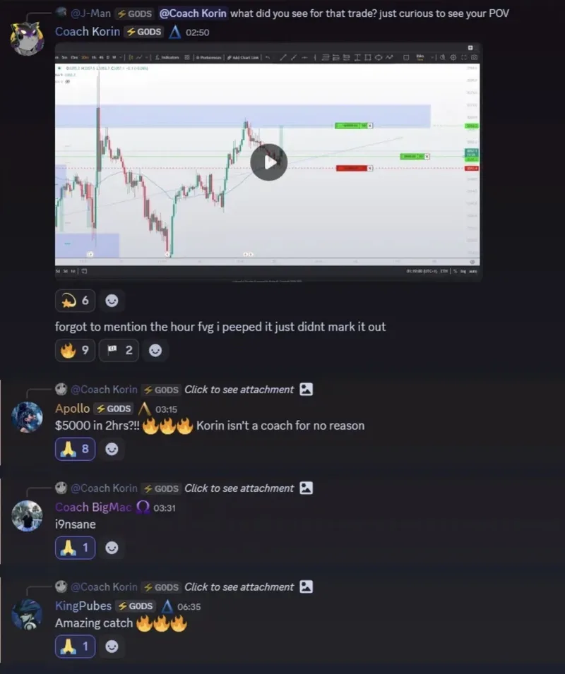 School of gods — 1on1 Coaching (1month) · screenshot 3 of 4
