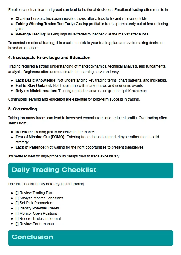 Tradeing Psychology  — Mindset to Profitable Trades · screenshot 3 of 4