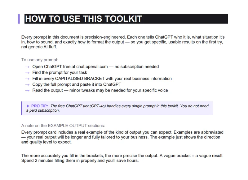 HustleKit — PromptKit- Free Sample · screenshot 2 of 3