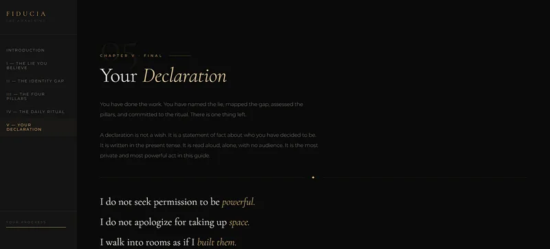 FIDUCIA — FIDUCIA — The Awakening · screenshot 3 of 3