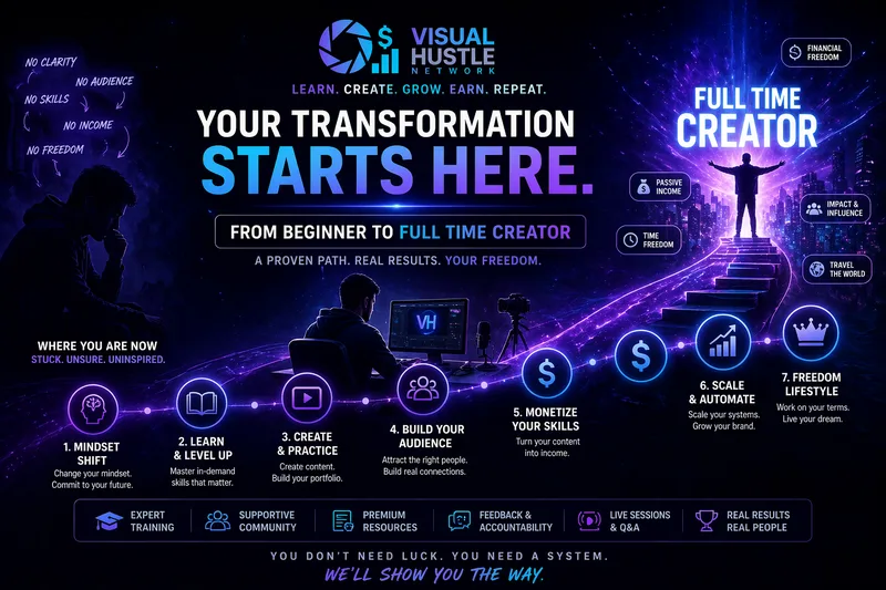 Visual Hustle Academy — Full-Time Creator · screenshot 1 of 1