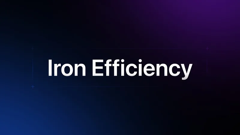 Iron Efficiency  — Iron Efficiency · screenshot 1 of 1