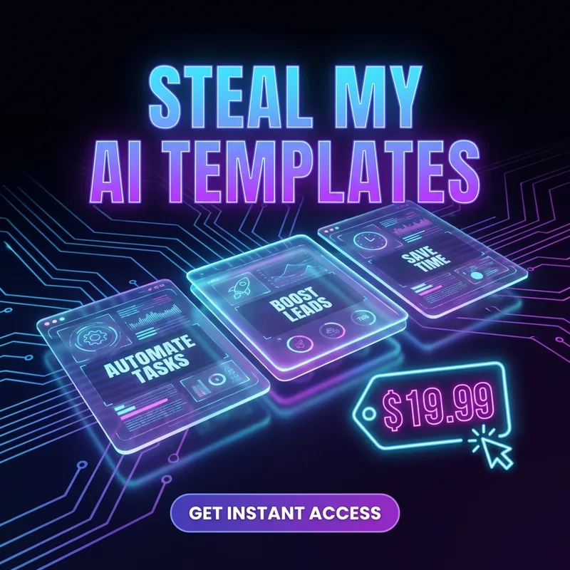 AI Automation For Any Business — STEAL MY AI AUTOMATION TEMPLATES · screenshot 2 of 2