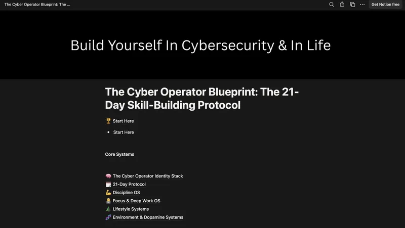 Ordino — The Cyber Operator Blueprint · screenshot 1 of 6