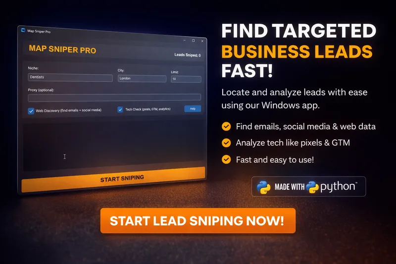 GilkyLabs — Map Sniper Pro (Scraping Tool) · screenshot 1 of 1