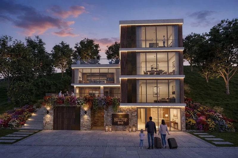 Architectural projects — Luxury Hillside Villa — Full Architectural Package · screenshot 1 of 6