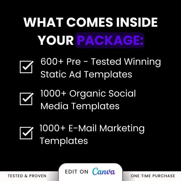 الابتكار الرقمي — Double Your Sales with Over 1,000+ Ready-to-Use Ad Templates! · screenshot 2 of 4