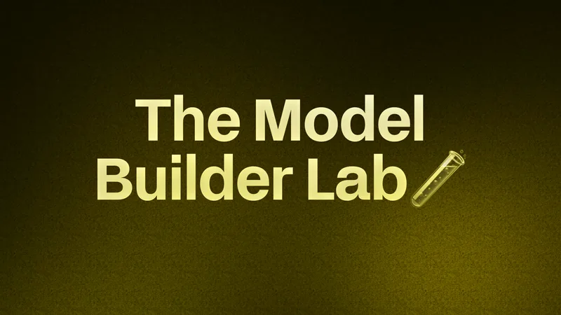 The Model Builder Lab🧪 — Monthly Discord Access · screenshot 1 of 1
