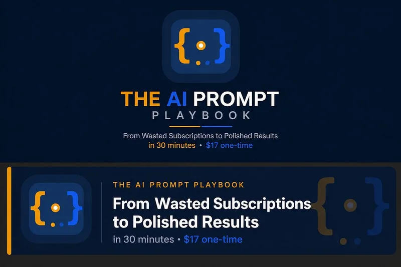 The AI Prompt Playbook — The AI Prompt Playbook · screenshot 1 of 1